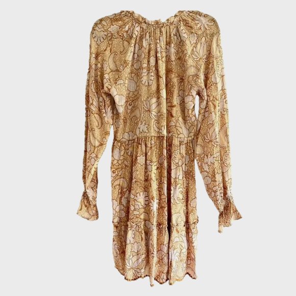 NEW House of Harlow 1960 Boho Floral Mini Dress Multi-Color Peasant Sz XS NWT - Picture 7 of 15